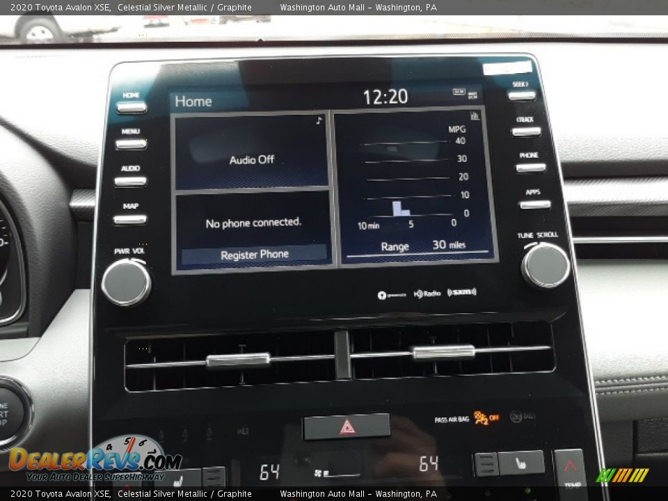 Controls of 2020 Toyota Avalon XSE Photo #12