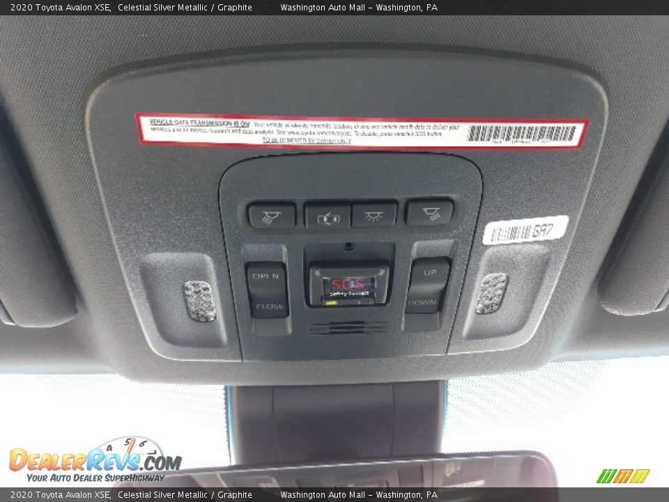 2020 Toyota Avalon XSE Celestial Silver Metallic / Graphite Photo #19