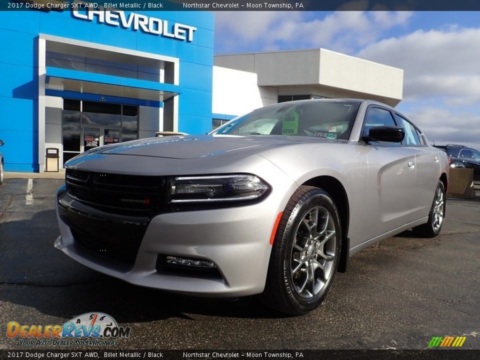2017 Dodge Charger SXT AWD Billet Metallic / Black Photo #2