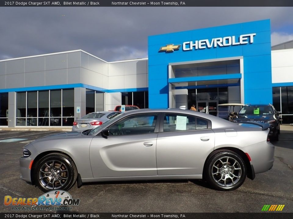 2017 Dodge Charger SXT AWD Billet Metallic / Black Photo #3