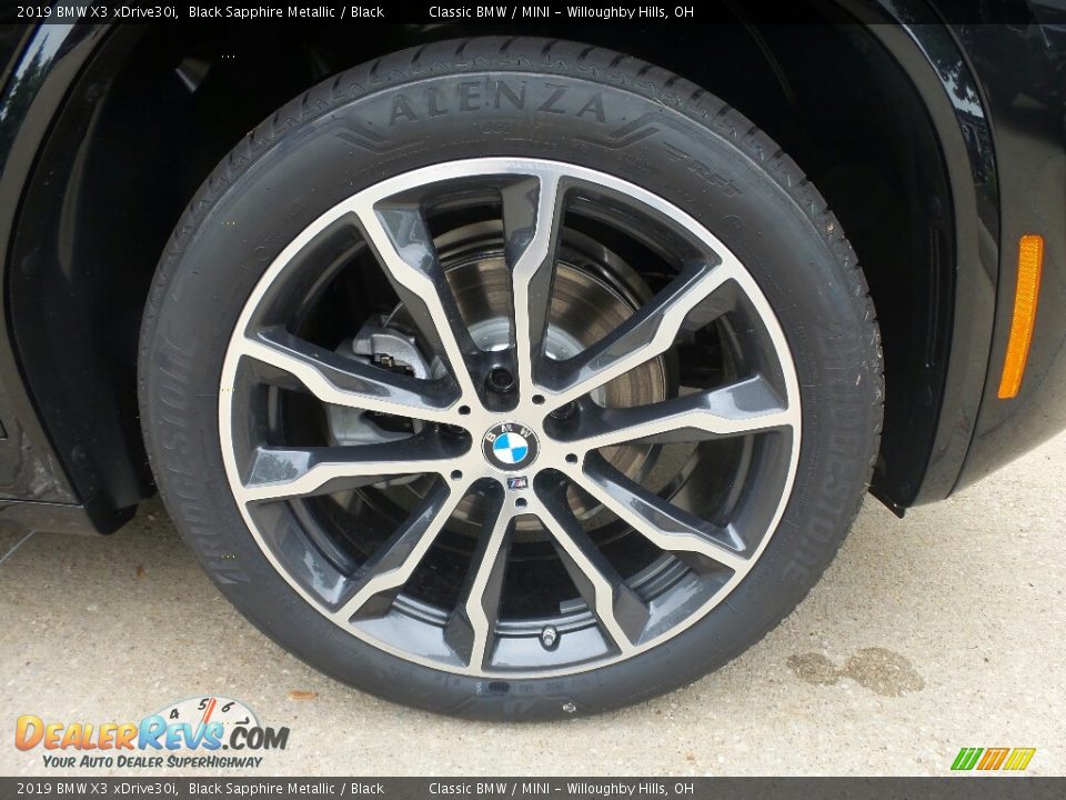 2019 BMW X3 xDrive30i Black Sapphire Metallic / Black Photo #2