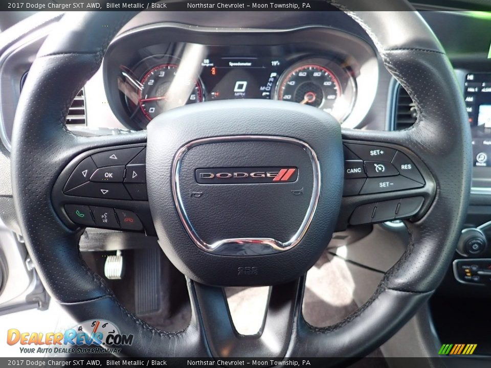 2017 Dodge Charger SXT AWD Billet Metallic / Black Photo #26