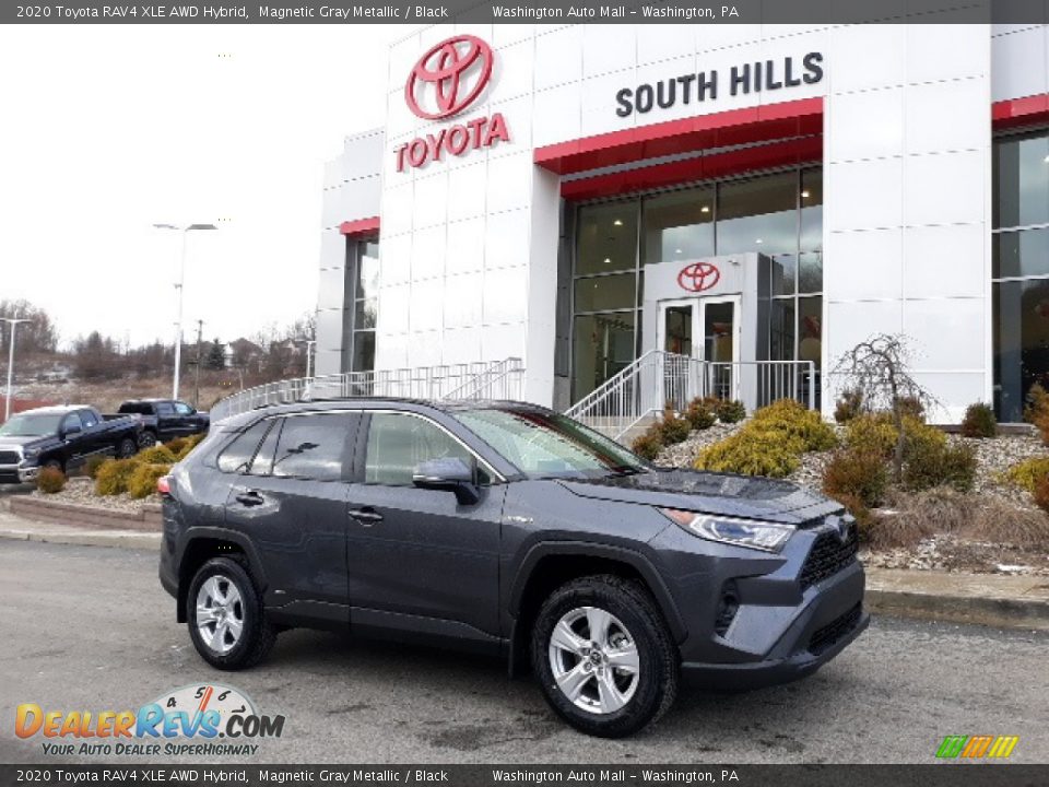 2020 Toyota RAV4 XLE AWD Hybrid Magnetic Gray Metallic / Black Photo #1