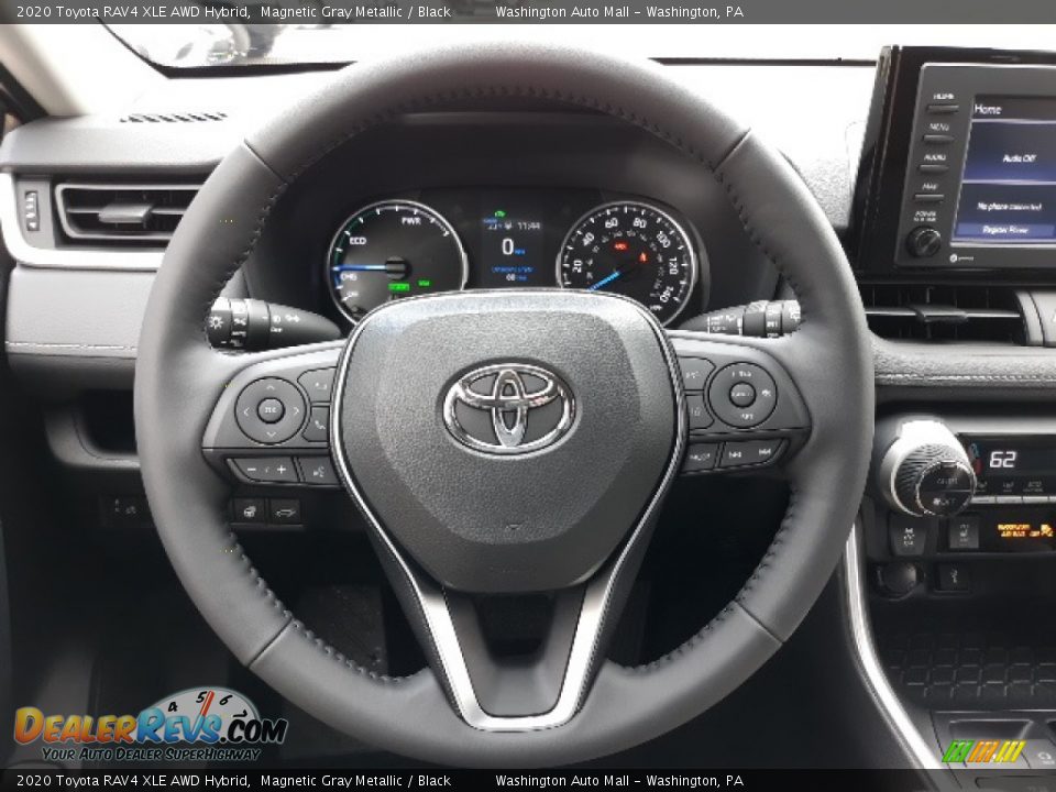 2020 Toyota RAV4 XLE AWD Hybrid Magnetic Gray Metallic / Black Photo #4
