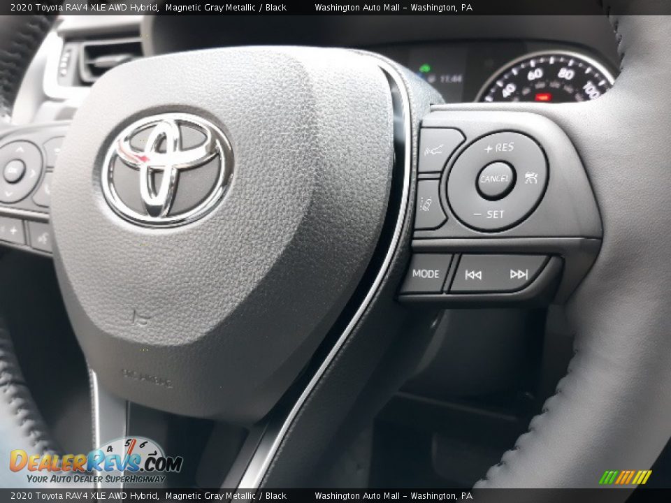 2020 Toyota RAV4 XLE AWD Hybrid Magnetic Gray Metallic / Black Photo #6