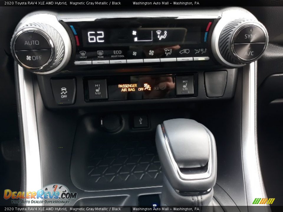2020 Toyota RAV4 XLE AWD Hybrid Magnetic Gray Metallic / Black Photo #15