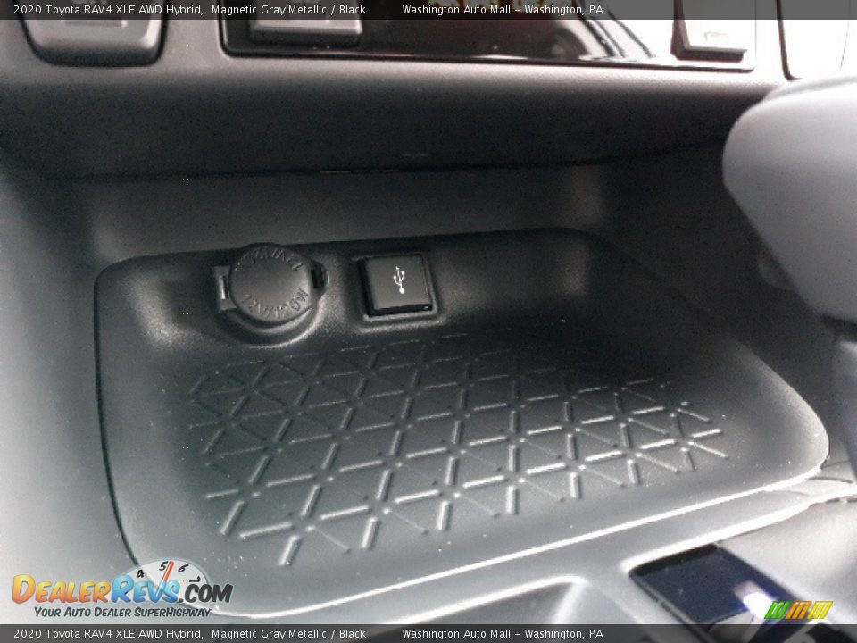 2020 Toyota RAV4 XLE AWD Hybrid Magnetic Gray Metallic / Black Photo #16