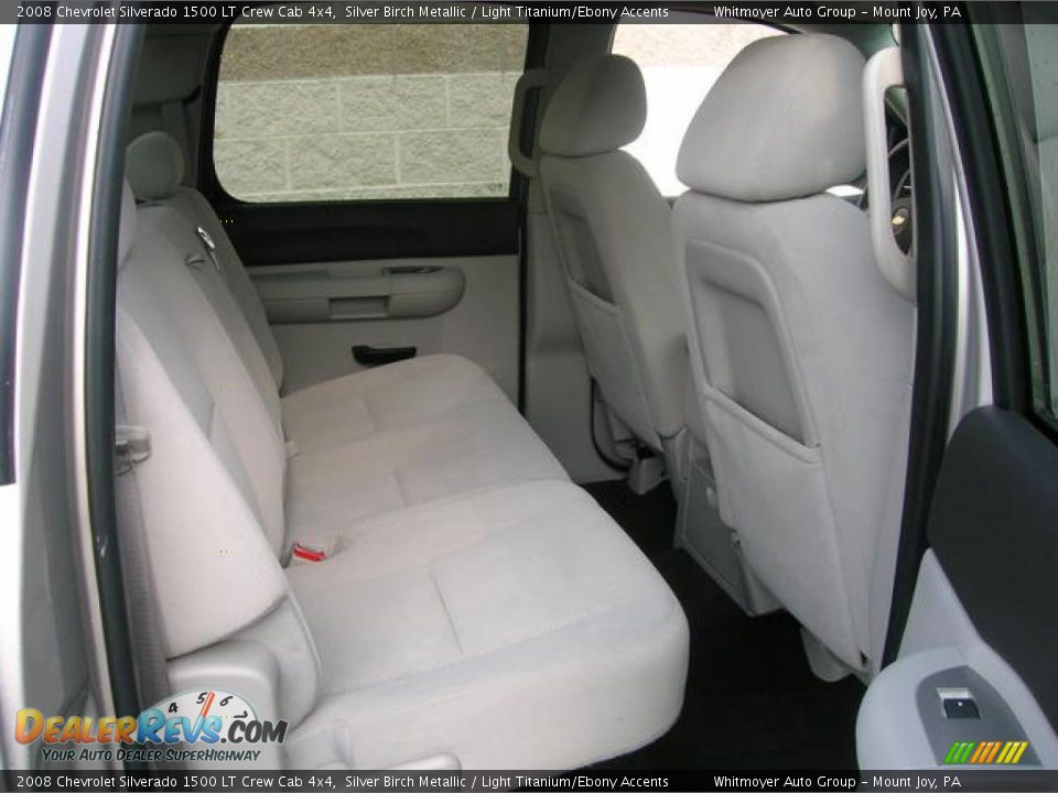 2008 Chevrolet Silverado 1500 LT Crew Cab 4x4 Silver Birch Metallic / Light Titanium/Ebony Accents Photo #6