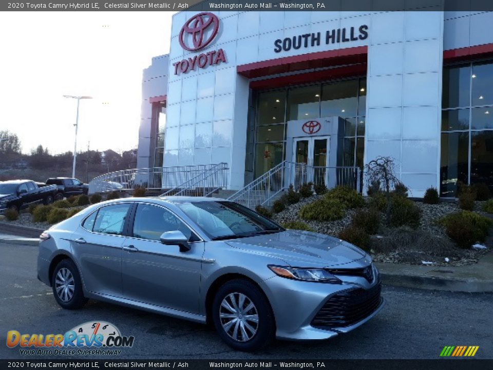 2020 Toyota Camry Hybrid LE Celestial Silver Metallic / Ash Photo #1