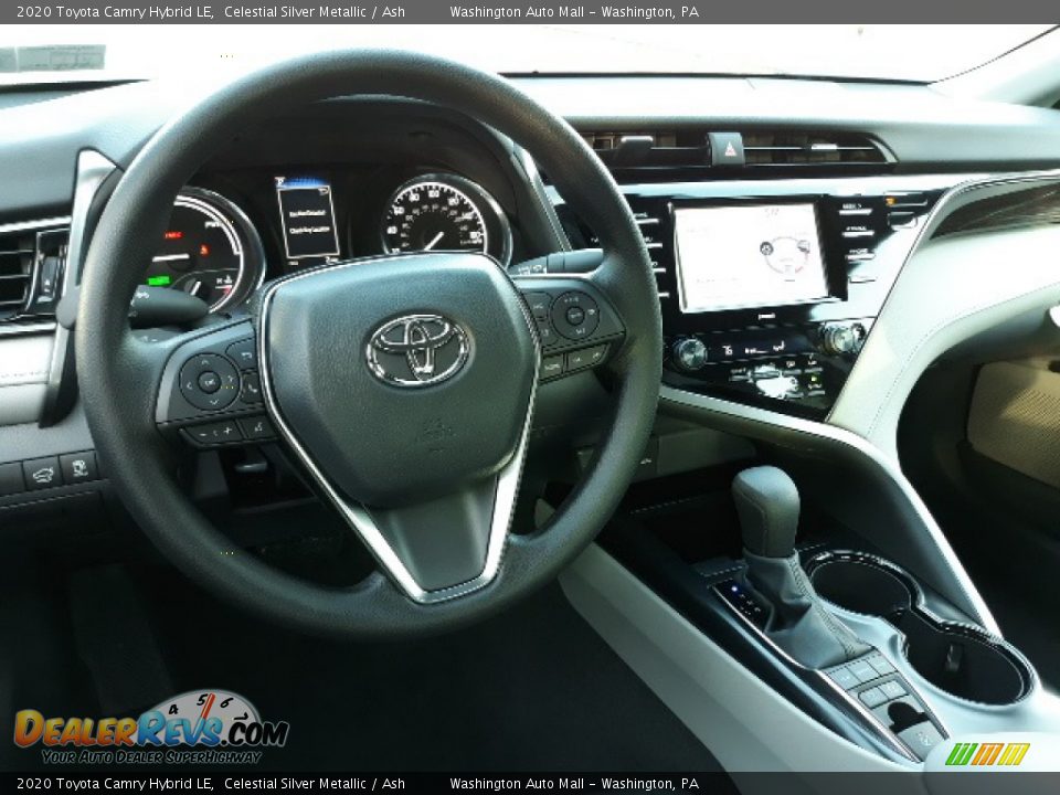 2020 Toyota Camry Hybrid LE Celestial Silver Metallic / Ash Photo #3