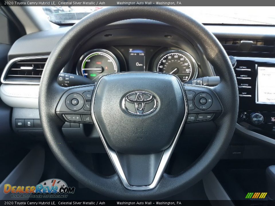 2020 Toyota Camry Hybrid LE Celestial Silver Metallic / Ash Photo #4