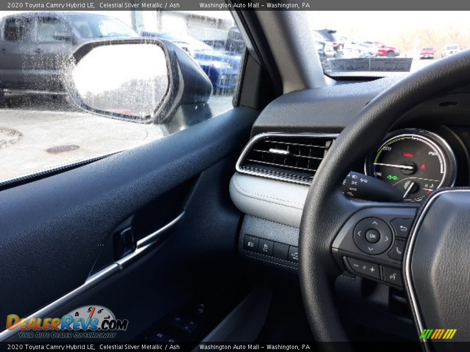2020 Toyota Camry Hybrid LE Celestial Silver Metallic / Ash Photo #7