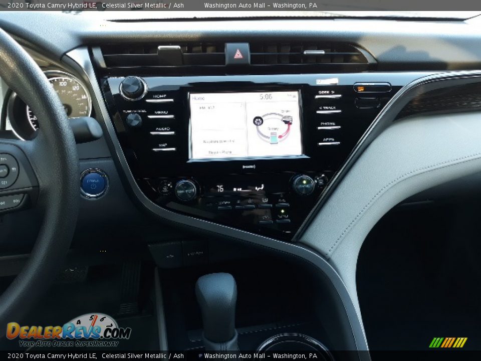 2020 Toyota Camry Hybrid LE Celestial Silver Metallic / Ash Photo #11