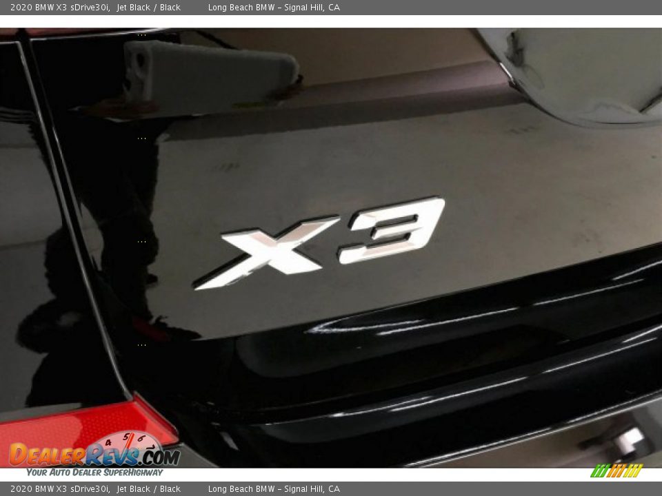 2020 BMW X3 sDrive30i Jet Black / Black Photo #7