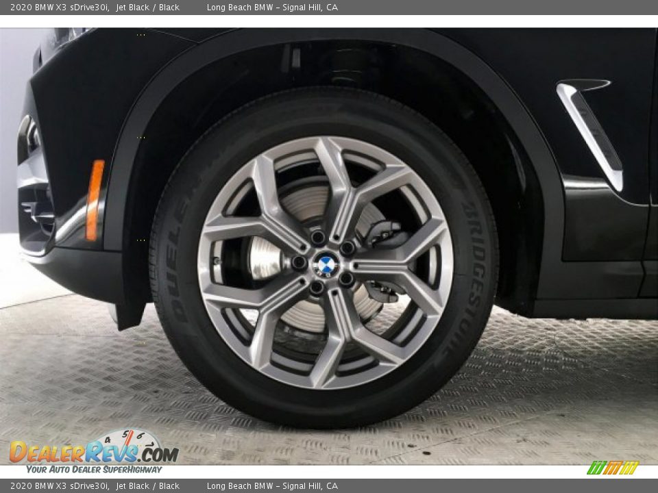 2020 BMW X3 sDrive30i Jet Black / Black Photo #8