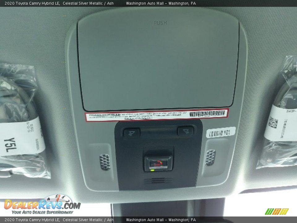2020 Toyota Camry Hybrid LE Celestial Silver Metallic / Ash Photo #16