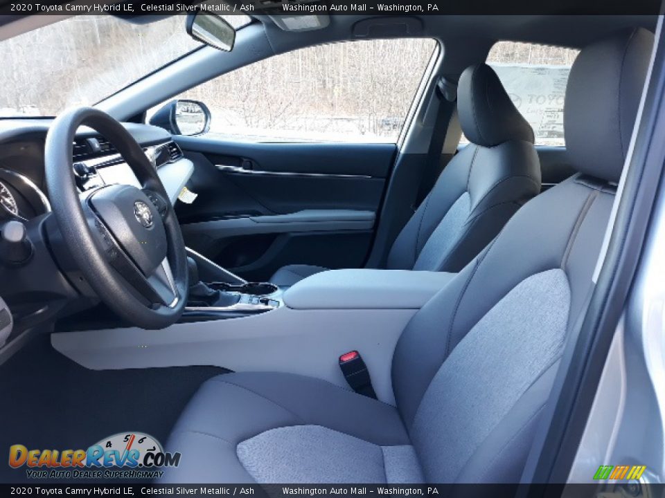 2020 Toyota Camry Hybrid LE Celestial Silver Metallic / Ash Photo #19