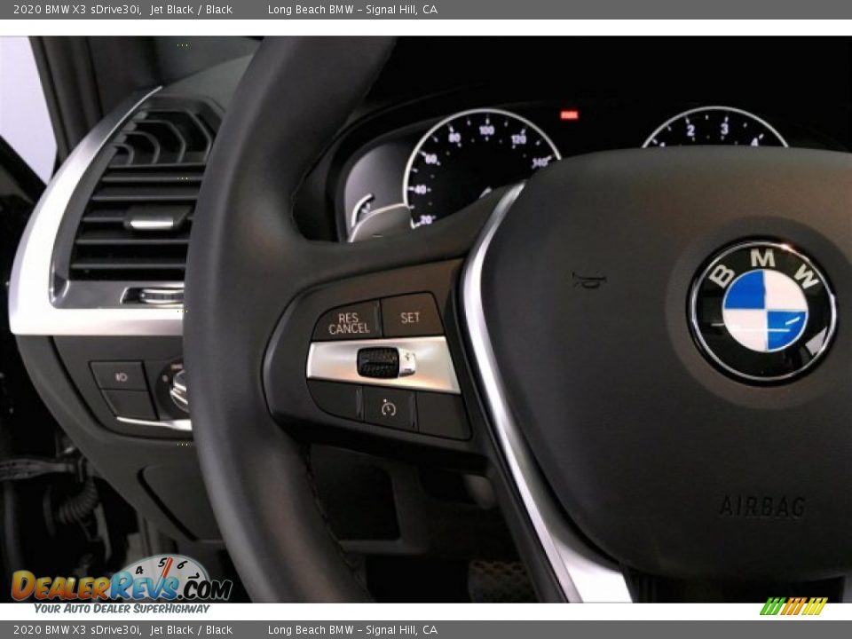 2020 BMW X3 sDrive30i Jet Black / Black Photo #14