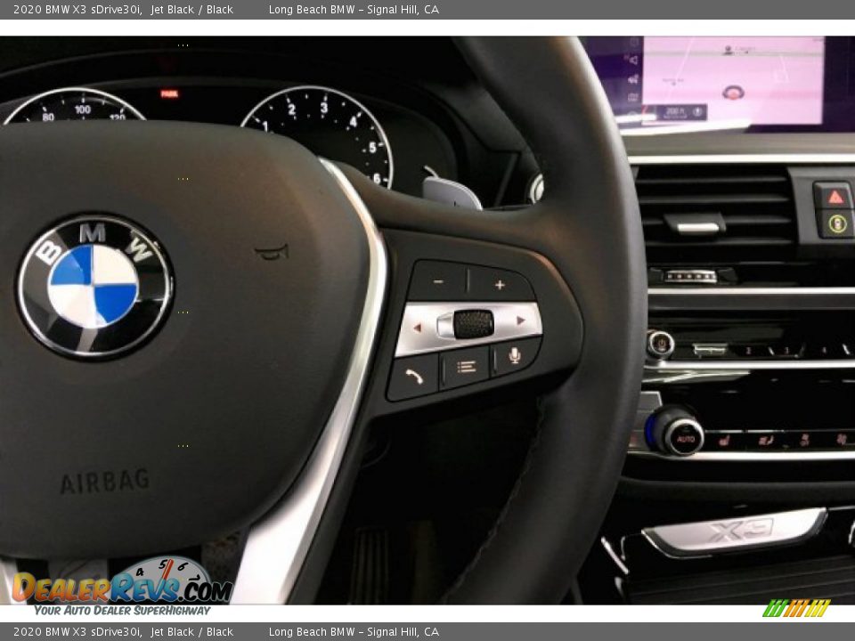 2020 BMW X3 sDrive30i Jet Black / Black Photo #15