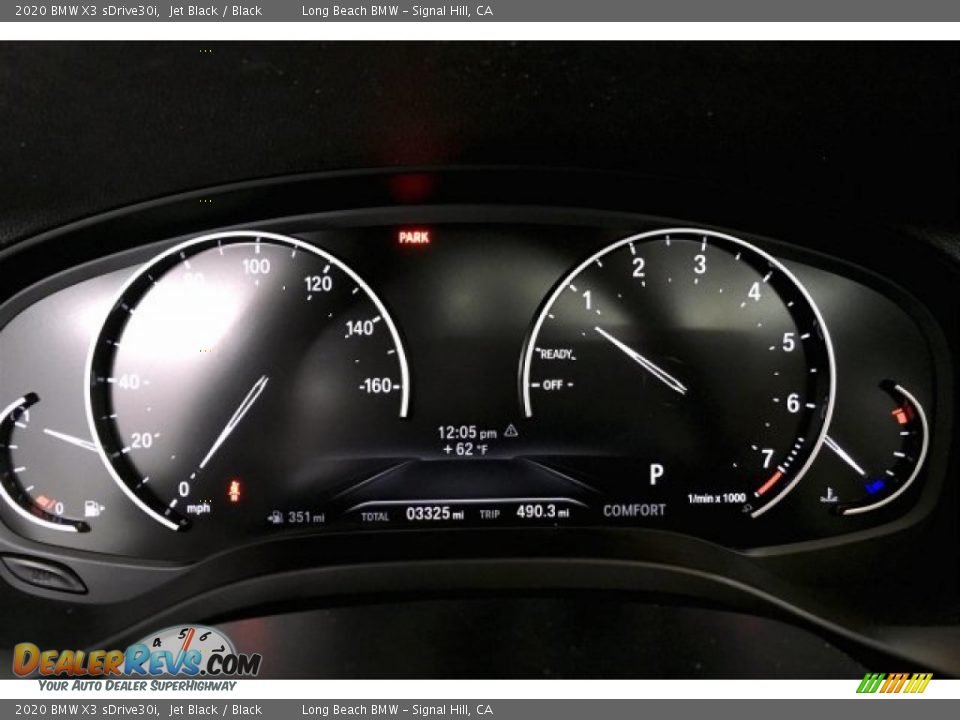 2020 BMW X3 sDrive30i Jet Black / Black Photo #16