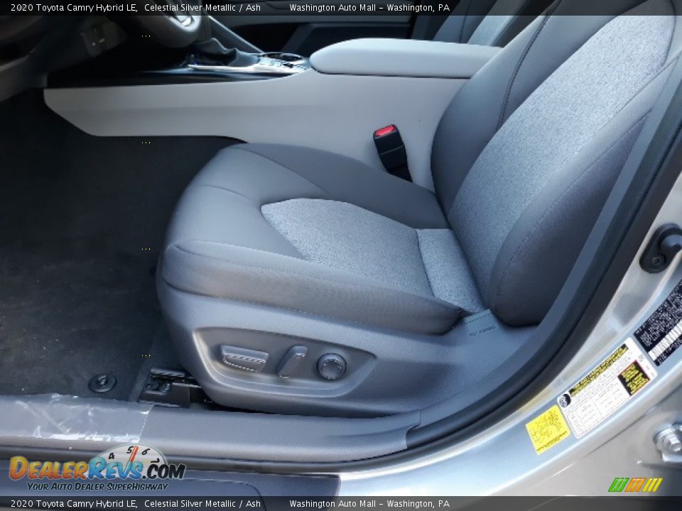2020 Toyota Camry Hybrid LE Celestial Silver Metallic / Ash Photo #21