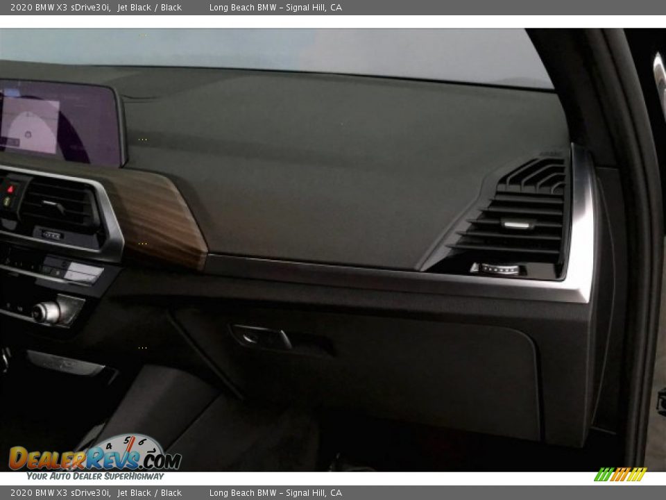 2020 BMW X3 sDrive30i Jet Black / Black Photo #24