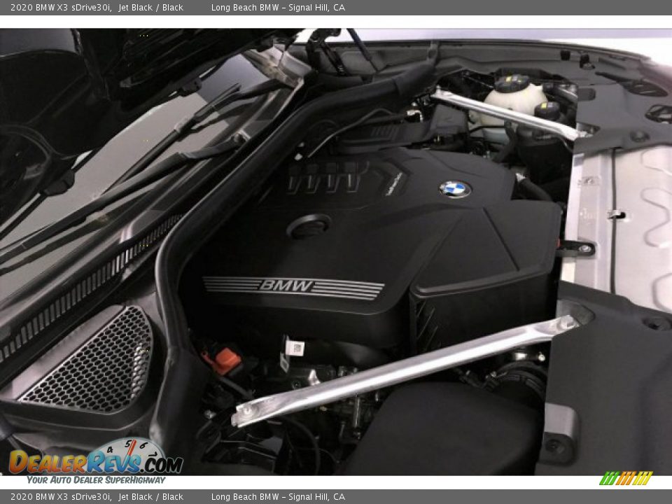 2020 BMW X3 sDrive30i Jet Black / Black Photo #27