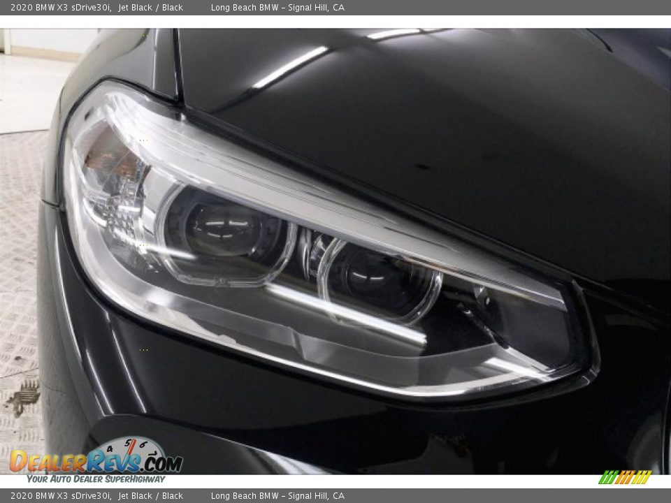 2020 BMW X3 sDrive30i Jet Black / Black Photo #28