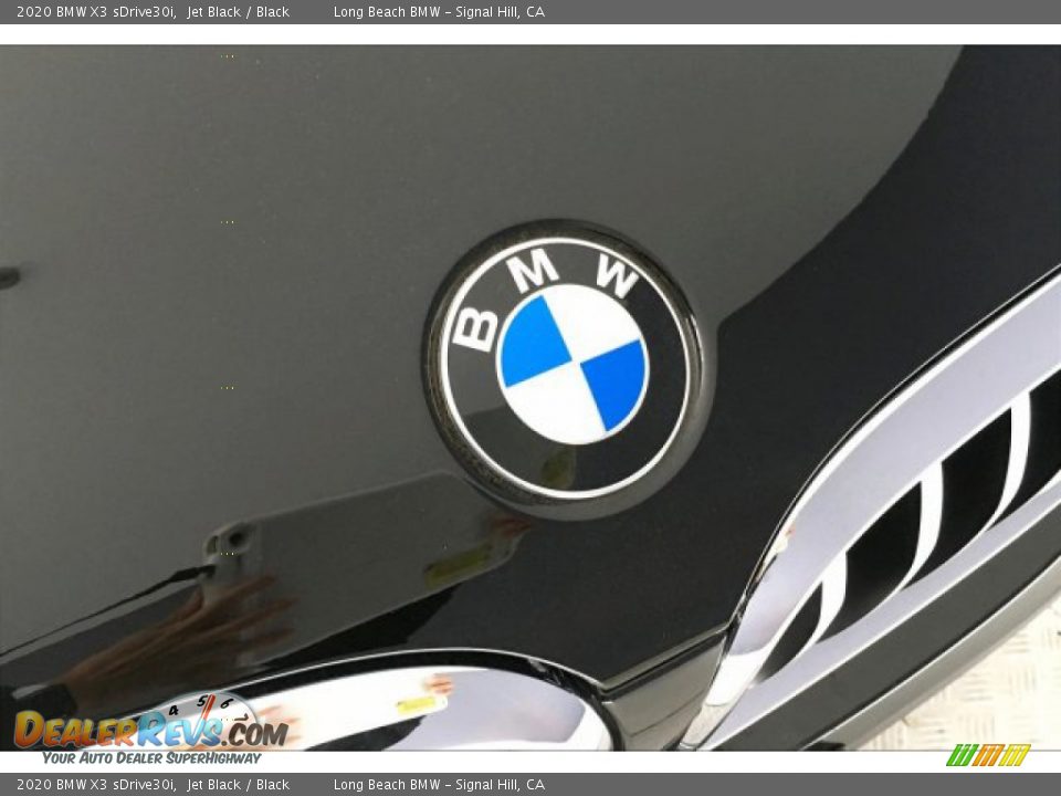 2020 BMW X3 sDrive30i Jet Black / Black Photo #29