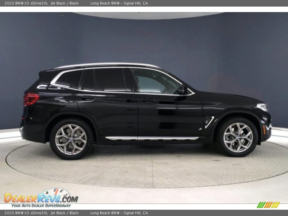 2020 BMW X3 sDrive30i Jet Black / Black Photo #31