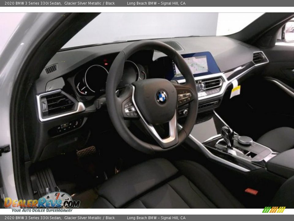 2020 BMW 3 Series 330i Sedan Glacier Silver Metallic / Black Photo #4