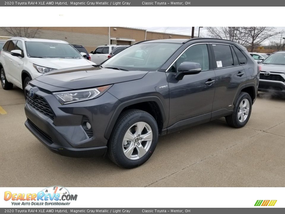 2020 Toyota RAV4 XLE AWD Hybrid Magnetic Gray Metallic / Light Gray Photo #1