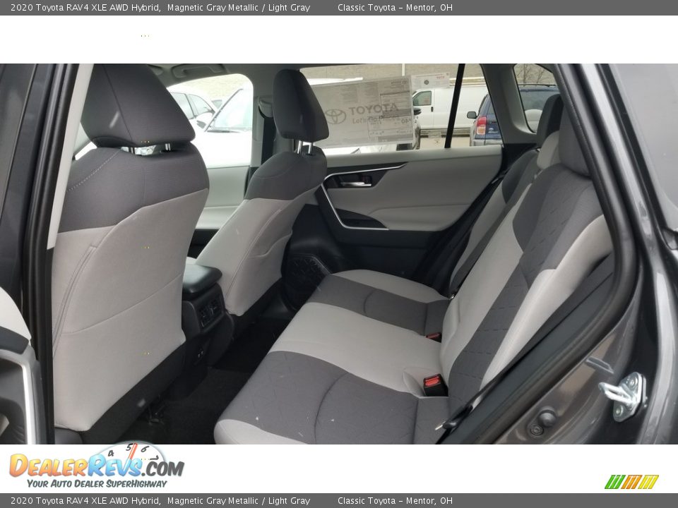 2020 Toyota RAV4 XLE AWD Hybrid Magnetic Gray Metallic / Light Gray Photo #3