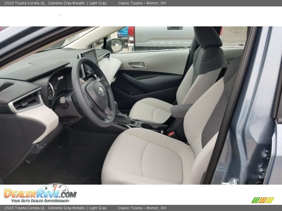2020 Toyota Corolla LE Celestite Gray Metallic / Light Gray Photo #2