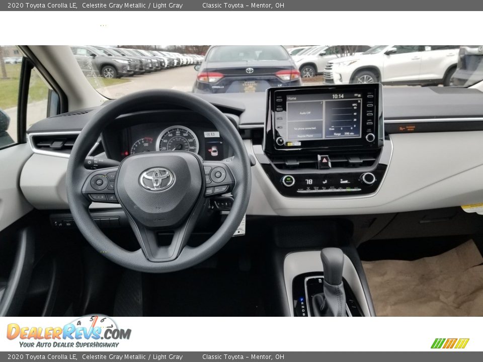 2020 Toyota Corolla LE Celestite Gray Metallic / Light Gray Photo #4