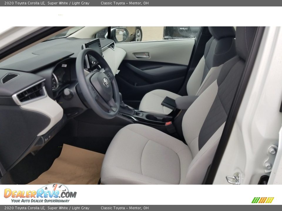 2020 Toyota Corolla LE Super White / Light Gray Photo #2