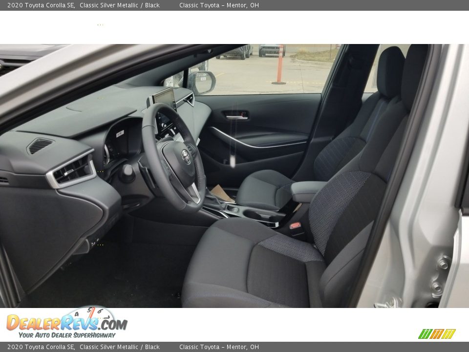 Black Interior - 2020 Toyota Corolla SE Photo #2