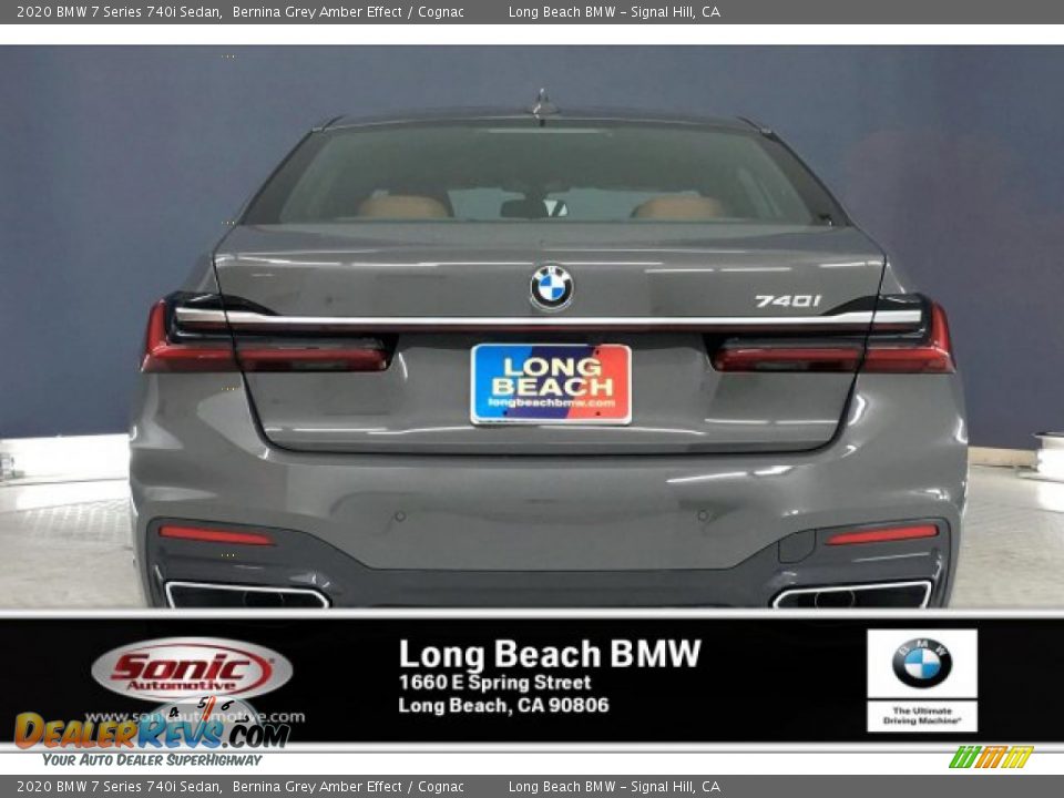 2020 BMW 7 Series 740i Sedan Bernina Grey Amber Effect / Cognac Photo #3