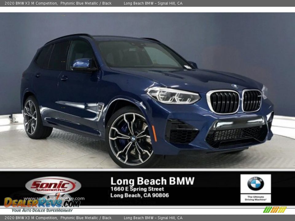 2020 BMW X3 M Competition Phytonic Blue Metallic / Black Photo #1