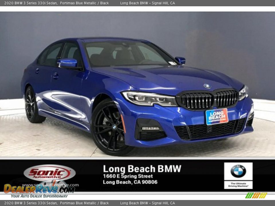 2020 BMW 3 Series 330i Sedan Portimao Blue Metallic / Black Photo #1