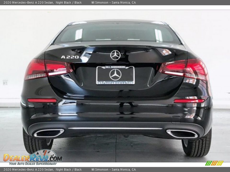 2020 Mercedes-Benz A 220 Sedan Night Black / Black Photo #3