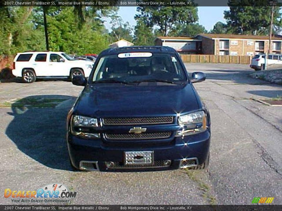 2007 Chevrolet TrailBlazer SS Imperial Blue Metallic / Ebony Photo #2