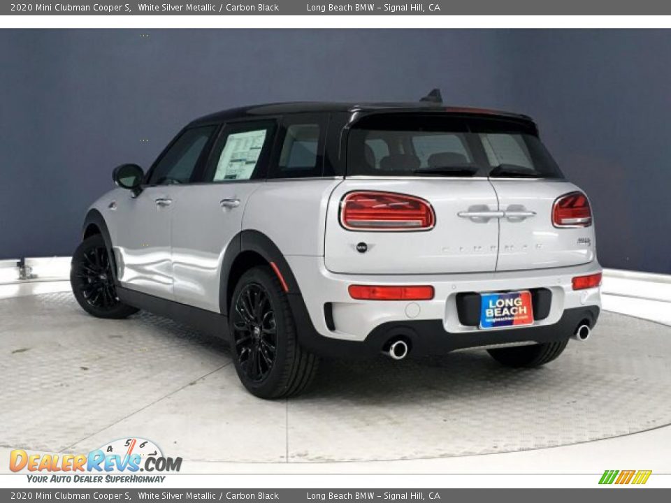 2020 Mini Clubman Cooper S White Silver Metallic / Carbon Black Photo #2