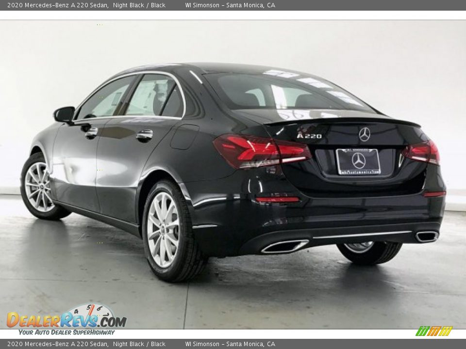 2020 Mercedes-Benz A 220 Sedan Night Black / Black Photo #2