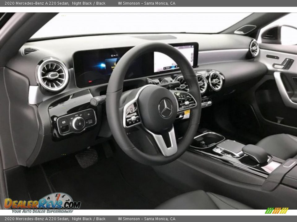 2020 Mercedes-Benz A 220 Sedan Night Black / Black Photo #4