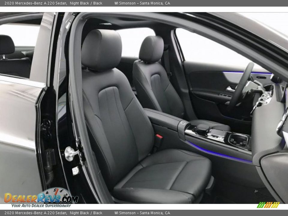 2020 Mercedes-Benz A 220 Sedan Night Black / Black Photo #5