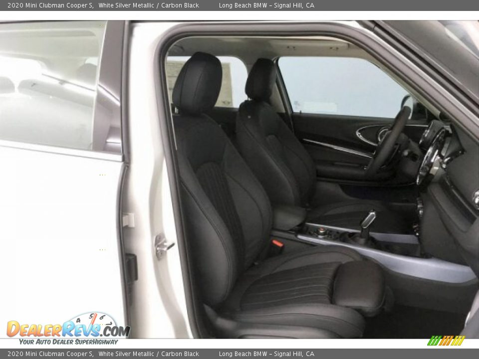 2020 Mini Clubman Cooper S White Silver Metallic / Carbon Black Photo #7
