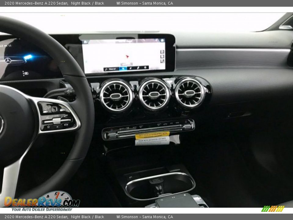 2020 Mercedes-Benz A 220 Sedan Night Black / Black Photo #6