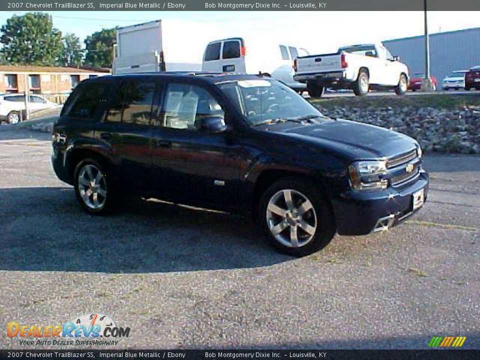 2007 Chevrolet TrailBlazer SS Imperial Blue Metallic / Ebony Photo #3