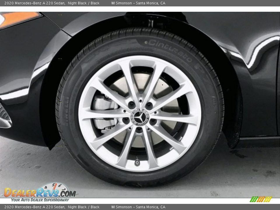 2020 Mercedes-Benz A 220 Sedan Night Black / Black Photo #9